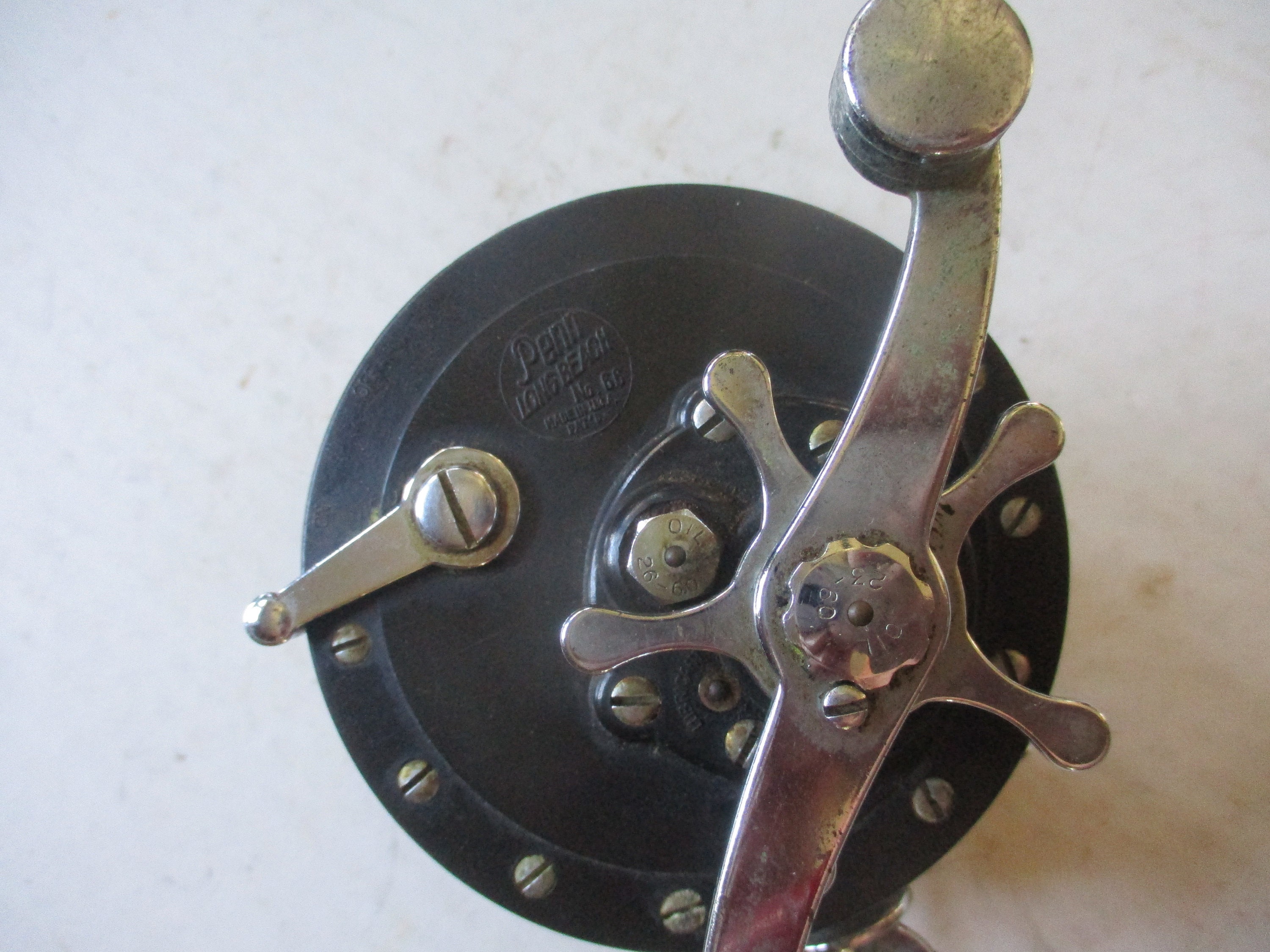 Penn Long Beach #66 Fishing Reel - Large Vintage Reel. for Use or 