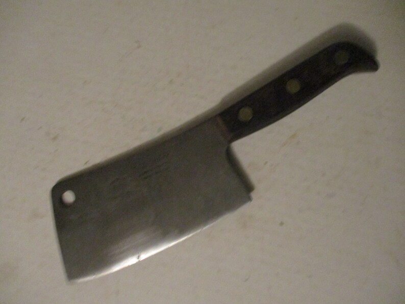 Sta Sharp Butchers Cleaver Large Form W/stasharp Stamp on Etsy