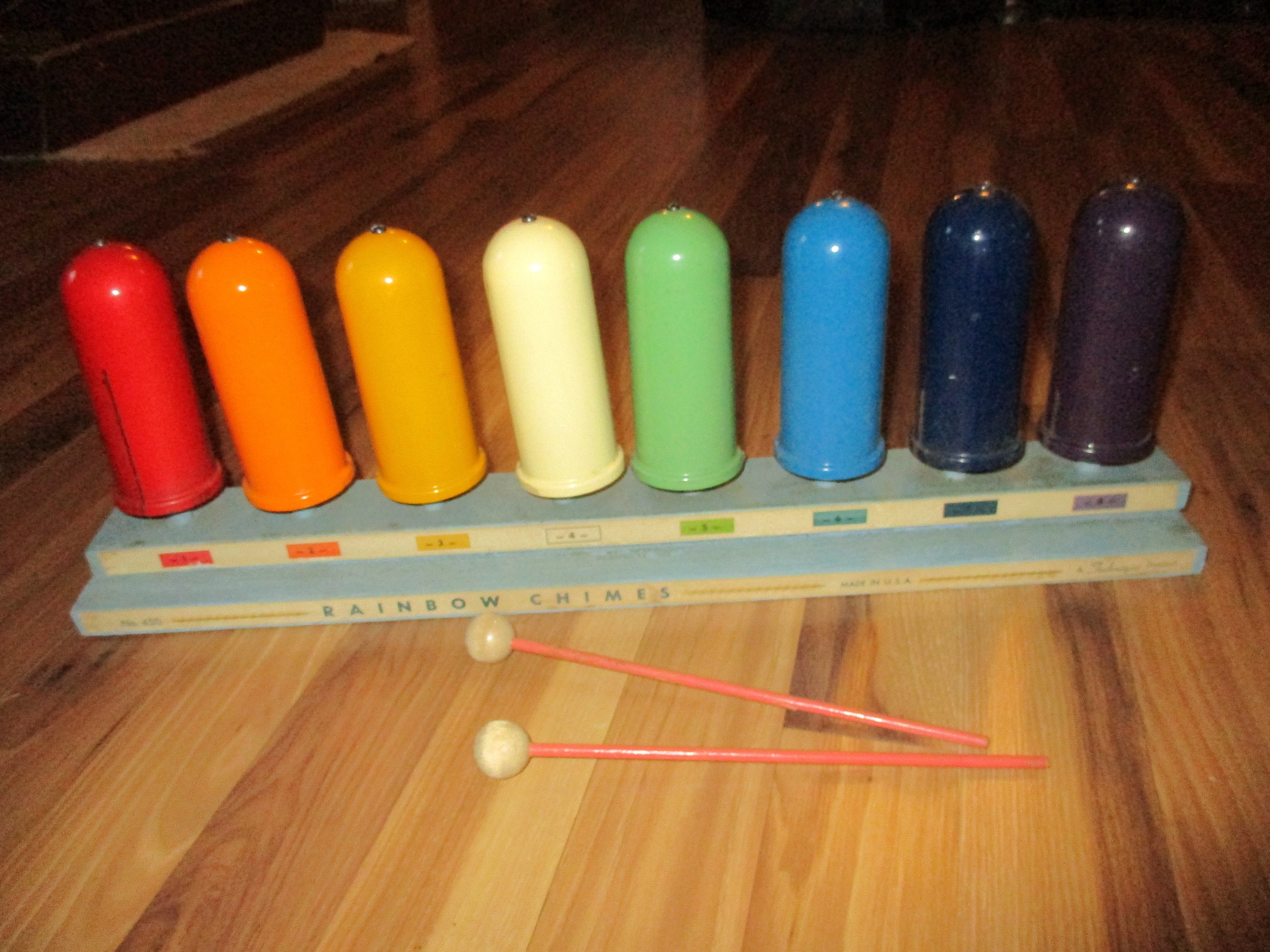 Rainbow Chimes by Technique Glockenspiel Xylophone Style 8 Etsy