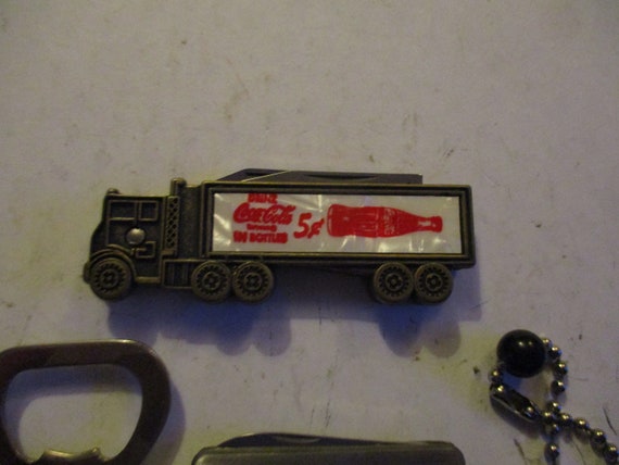 Coca-cola Pocket Knife Collection - 5 Different Styles in Great