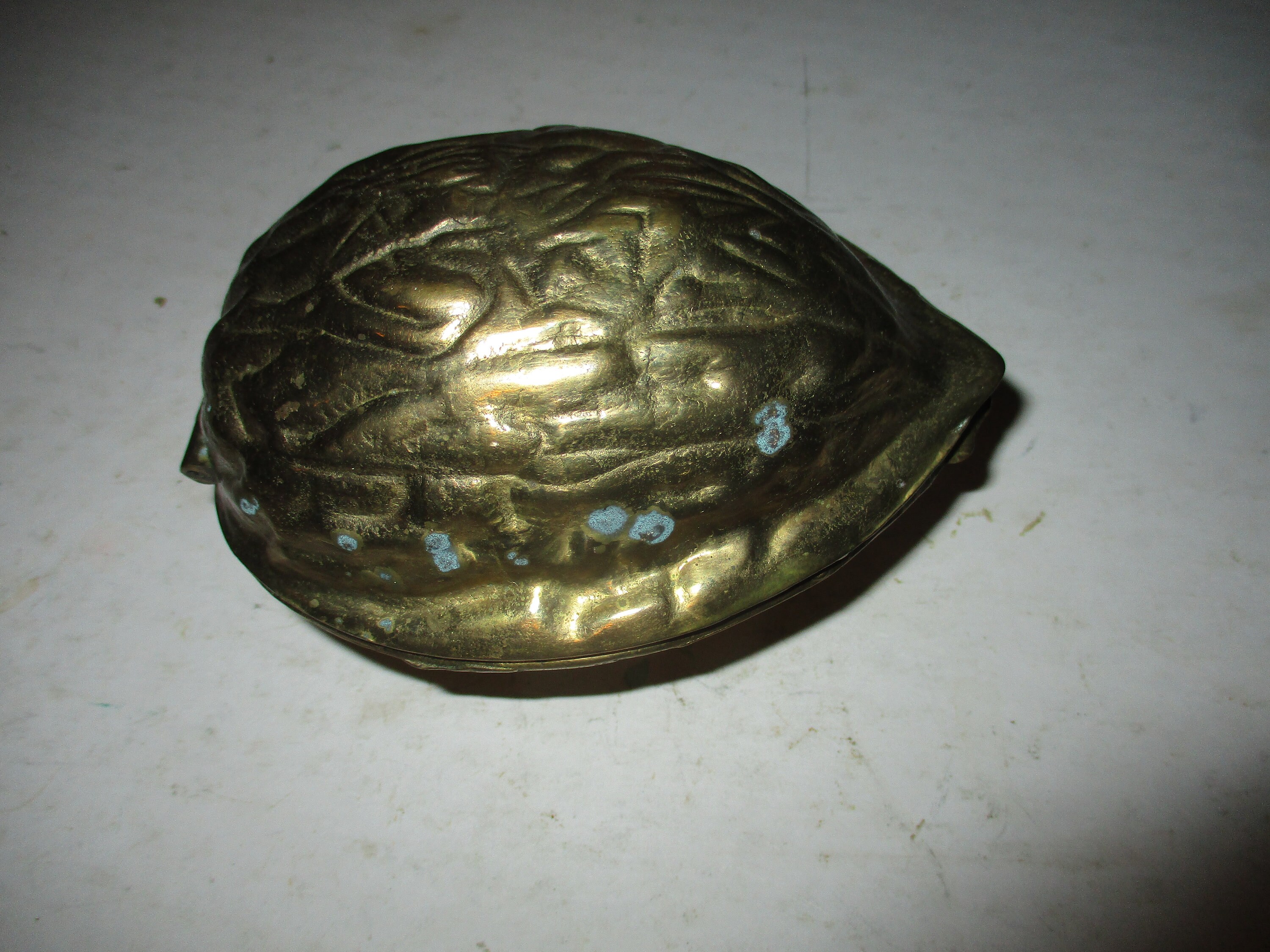 Brass Walnut Nutcracker Fun Functional 4 5 Hinged Nut Etsy New Zealand