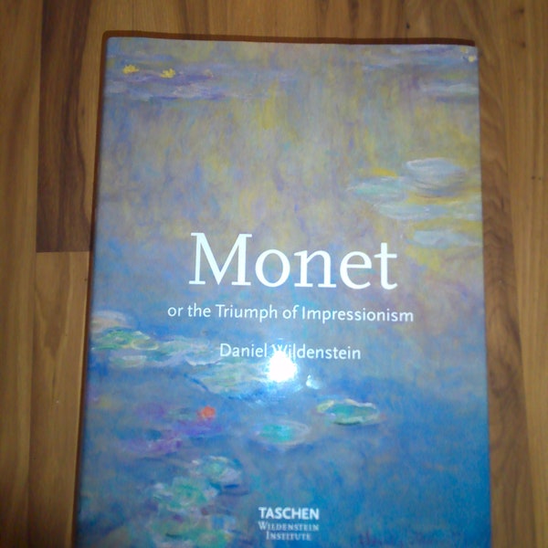 Monet - 1999 Taschen Books / Wildenstein Inst. -art book with full color plates - w dust jacket - 469 pages of b/w - color and text