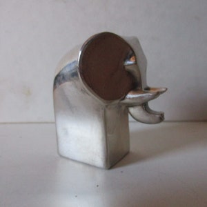 Dansk Designs Elephant Figurine/paperweight/accent = charming mid-mod pachyderm for fans of elephants young and old.