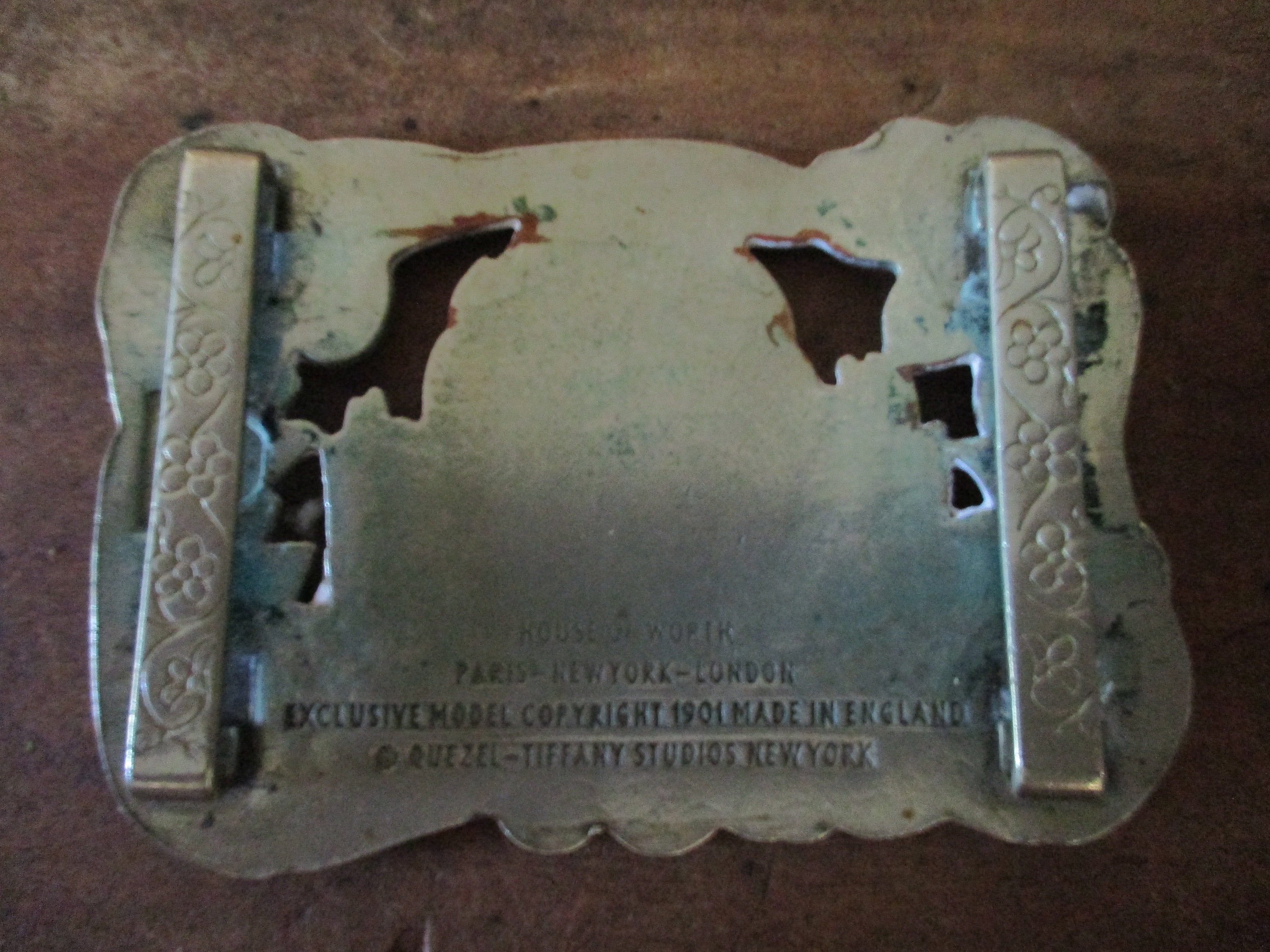 Lillie Langtry Belt Buckle 1901 Tiffany Studios Designed - Etsy