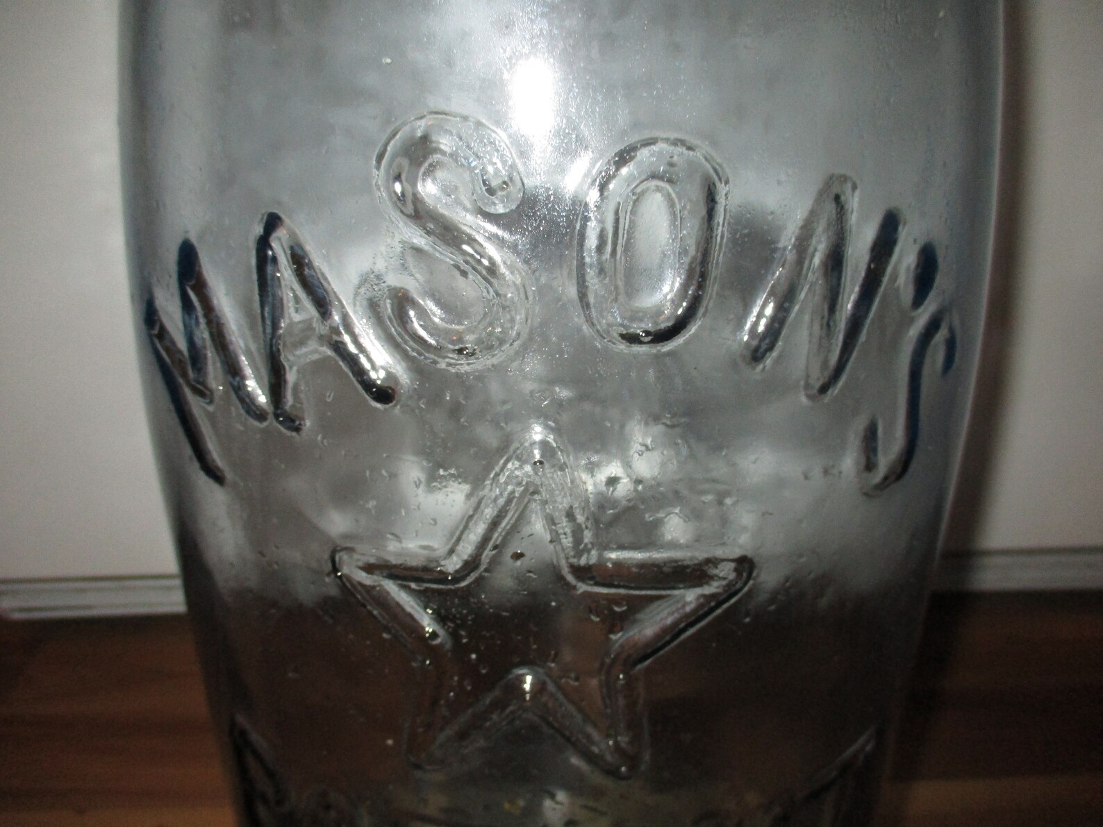 1858 Mason Jar 4 Gallon Size with Large Eagle on Reverse Etsy