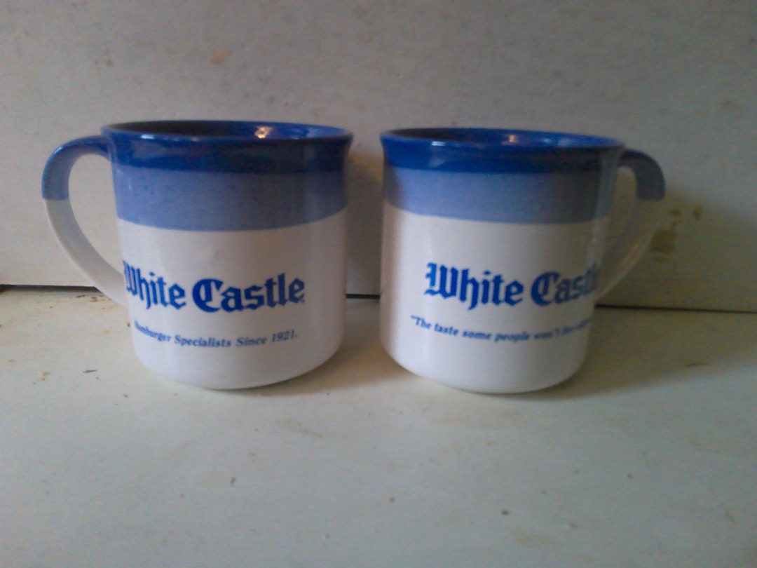 White Castle Coffee Mugs Hamburger Specialists Since 1921 Etsy
