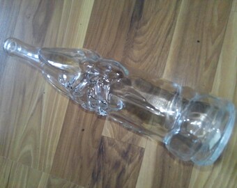 Lobster Shaped Wine Bottle - Fun and unusually rare collectable glass form from Chatham Winery - 12.5" high x 4.23" diam -no chips or cracks