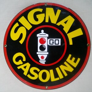 Signal Gasoline Sign - Etsy
