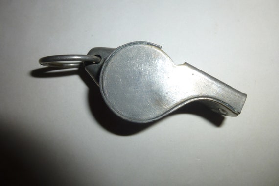 US Army Regulation Brass Whistle - 1940s Military Issue Whistle