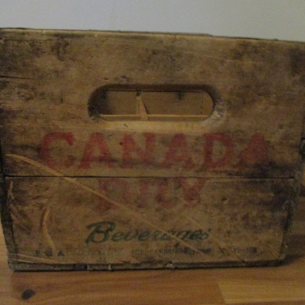Canada Dry Crate Etsy