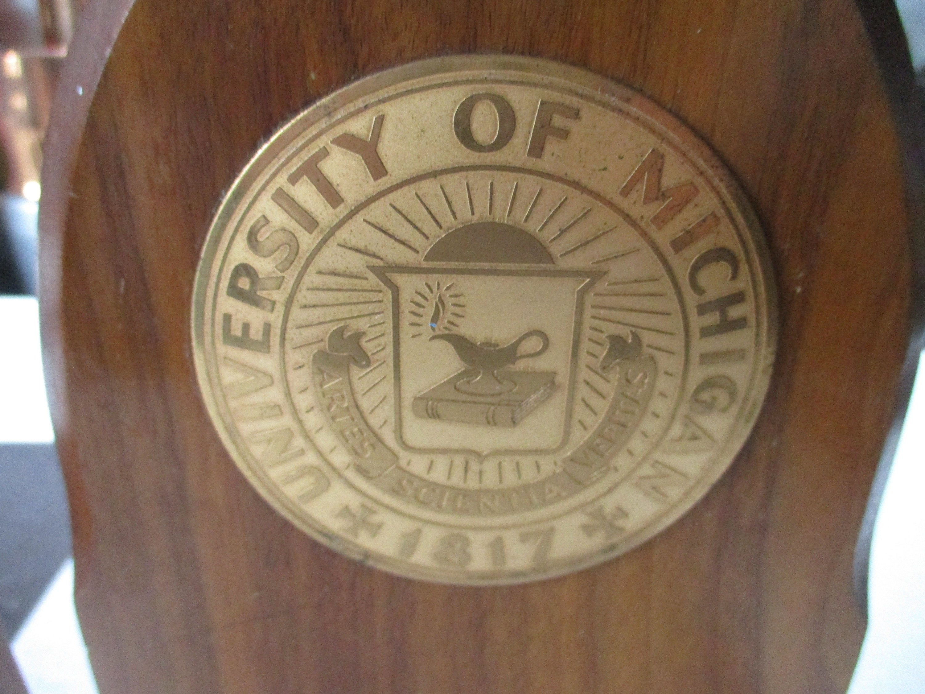 University of Michigan Bookends rare pair of 1960s bookends Etsy