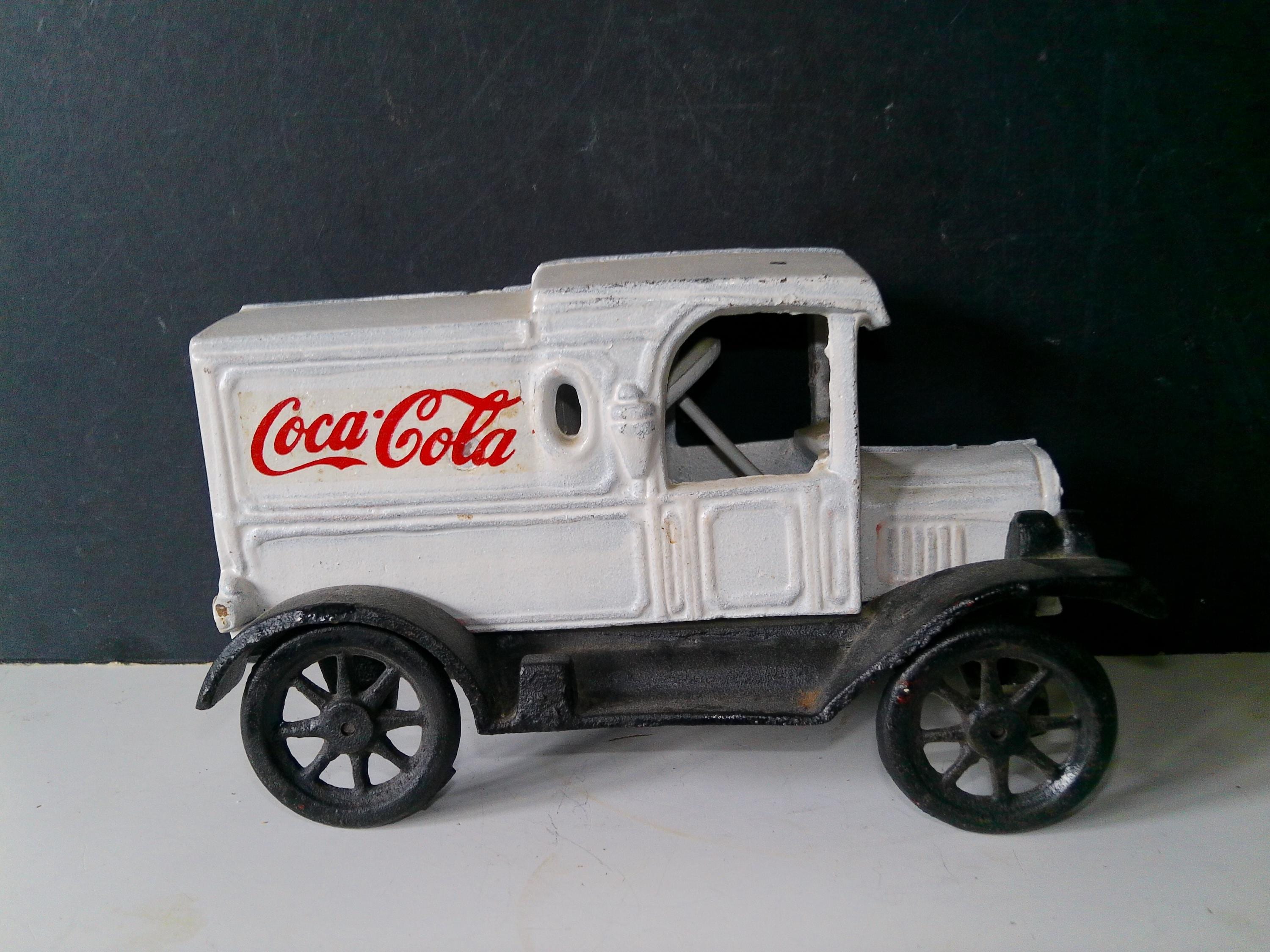 Coca Cola Cast Iron Delivery Truck Vintage - Etsy