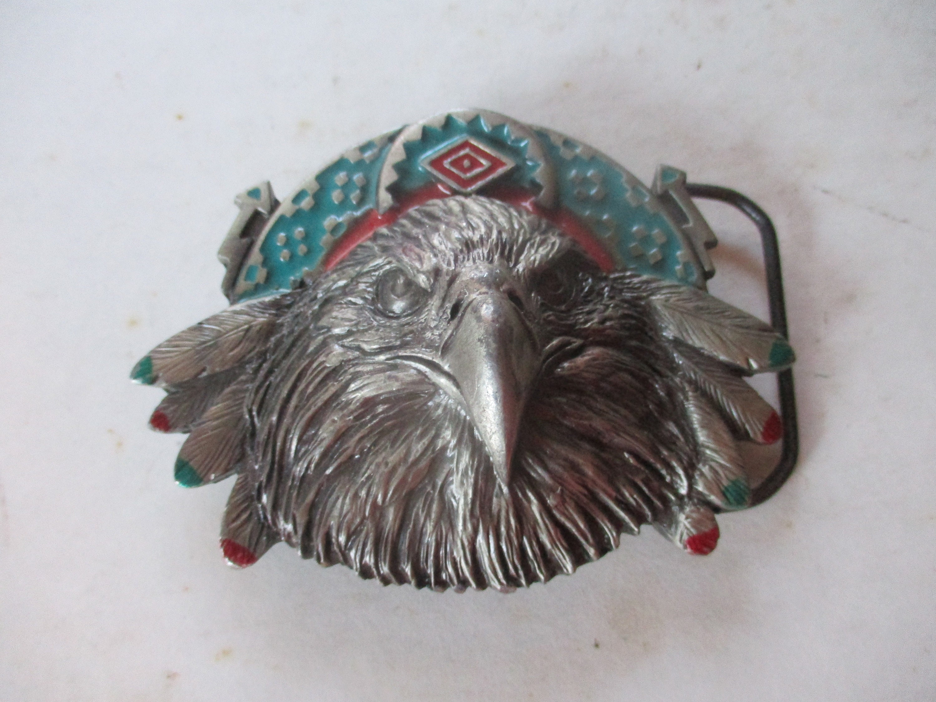 Vintage Oval Blue Sparkly Enameled Birds Belt Buckle Blue Bird Belt Buckle - Etsy main image 4