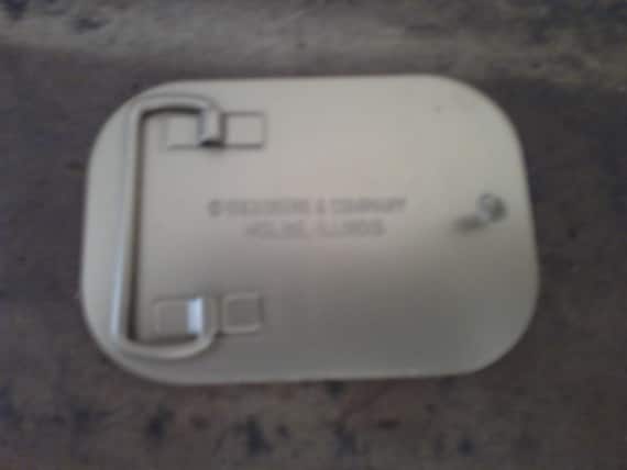 John Deere Backhoe Tractor Belt Buckle - 1983 Dee… - image 3
