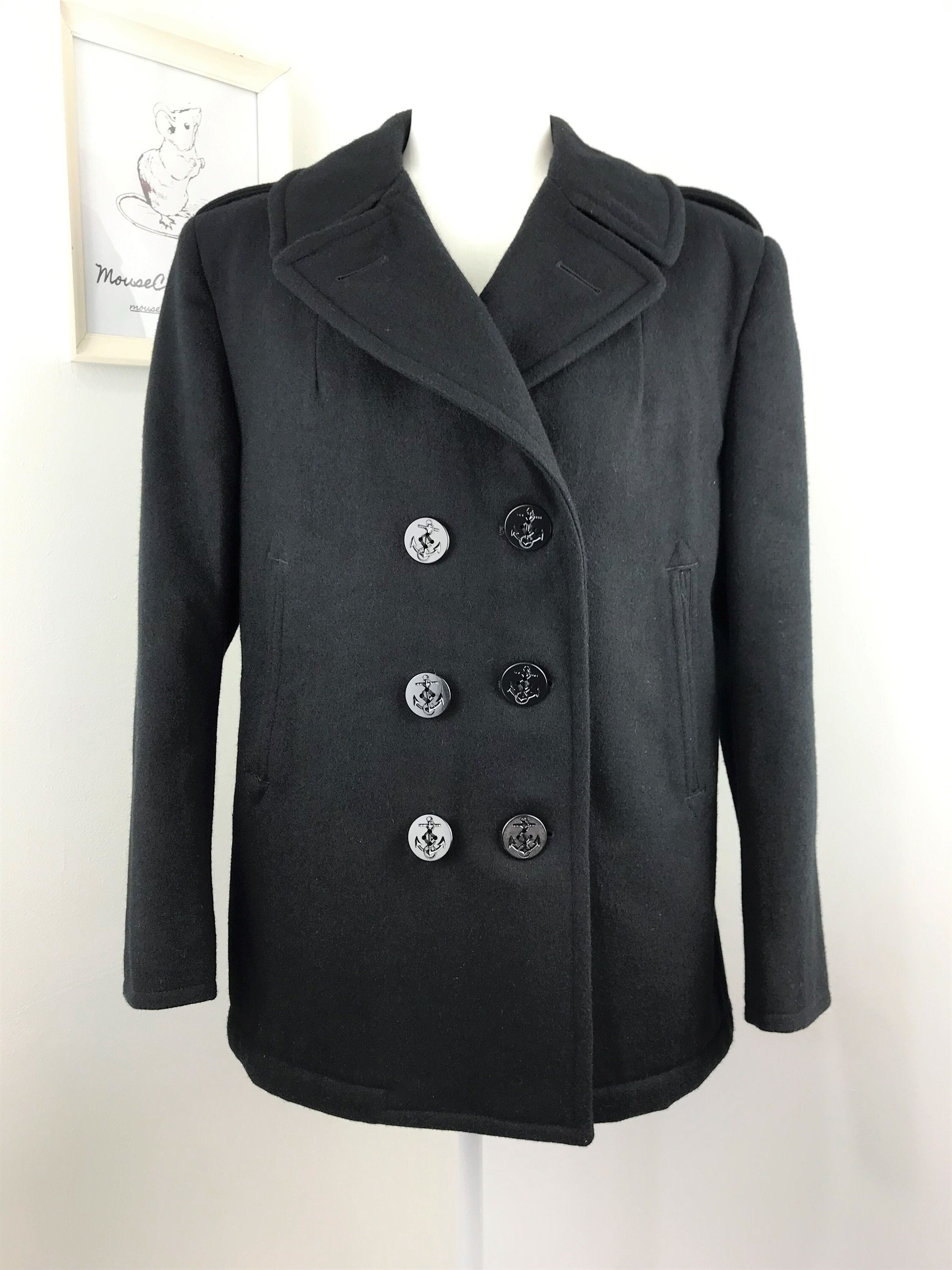 Navy Surplus Coat - Etsy