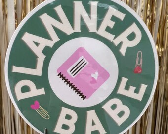 Planner Babe Vinyl Sticker