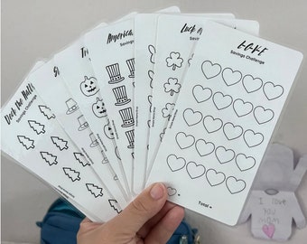 Holiday Savings Challenge Bundle | Laminated | Hole Punched | A6 Insert