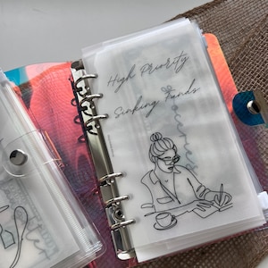 Budget Binder Dashboards | A6 | Laminated Vellum