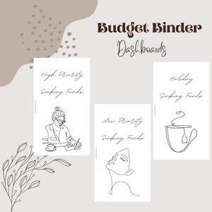 Digital Product | Budget Binder Dashboards | A6