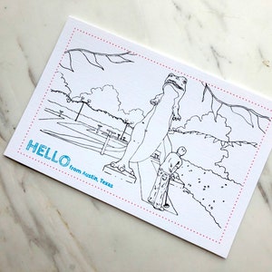 Hello from Austin Austin Sights Printable Postcards Includes 3 Designs zdjęcie 6