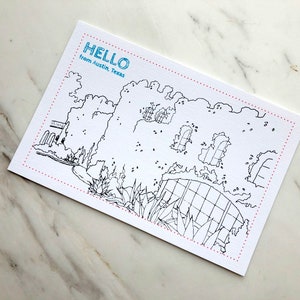 Hello from Austin Austin Sights Printable Postcards Includes 3 Designs zdjęcie 7