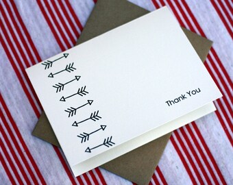 Tribal Notes #1 - A2 Printable Thank You Card (One Design)