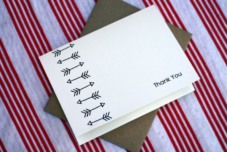 Tribal Notes 1 A2 Printable Thank You Card One Design image 1