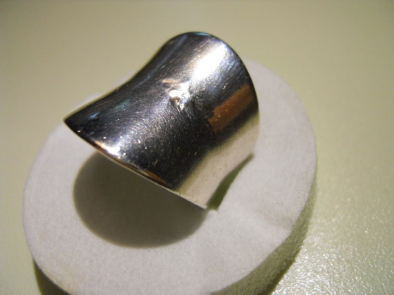 Modernist Sterling Silver Ring