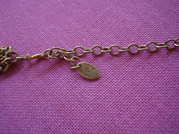 Vintage Multi Chain Gold Tone Necklace - image 2