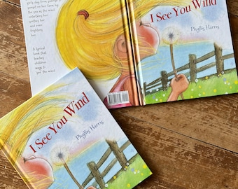 Signed copy of (Hardbound book) I See You Wind - Children's Picture Book signed by the Author-Illustrator