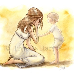 The loss of a child - Inspirational art - Grieving Mother