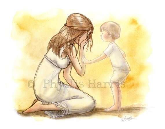 Der Verlust Eines Kindes Inspirierende Kunst Trauernde Etsy