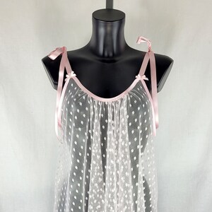 Bardot Baby Doll In Various Coloured Polka Dot Lace