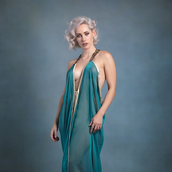 Sulis Chiffon Lounge Wear  Robe in Various Colours