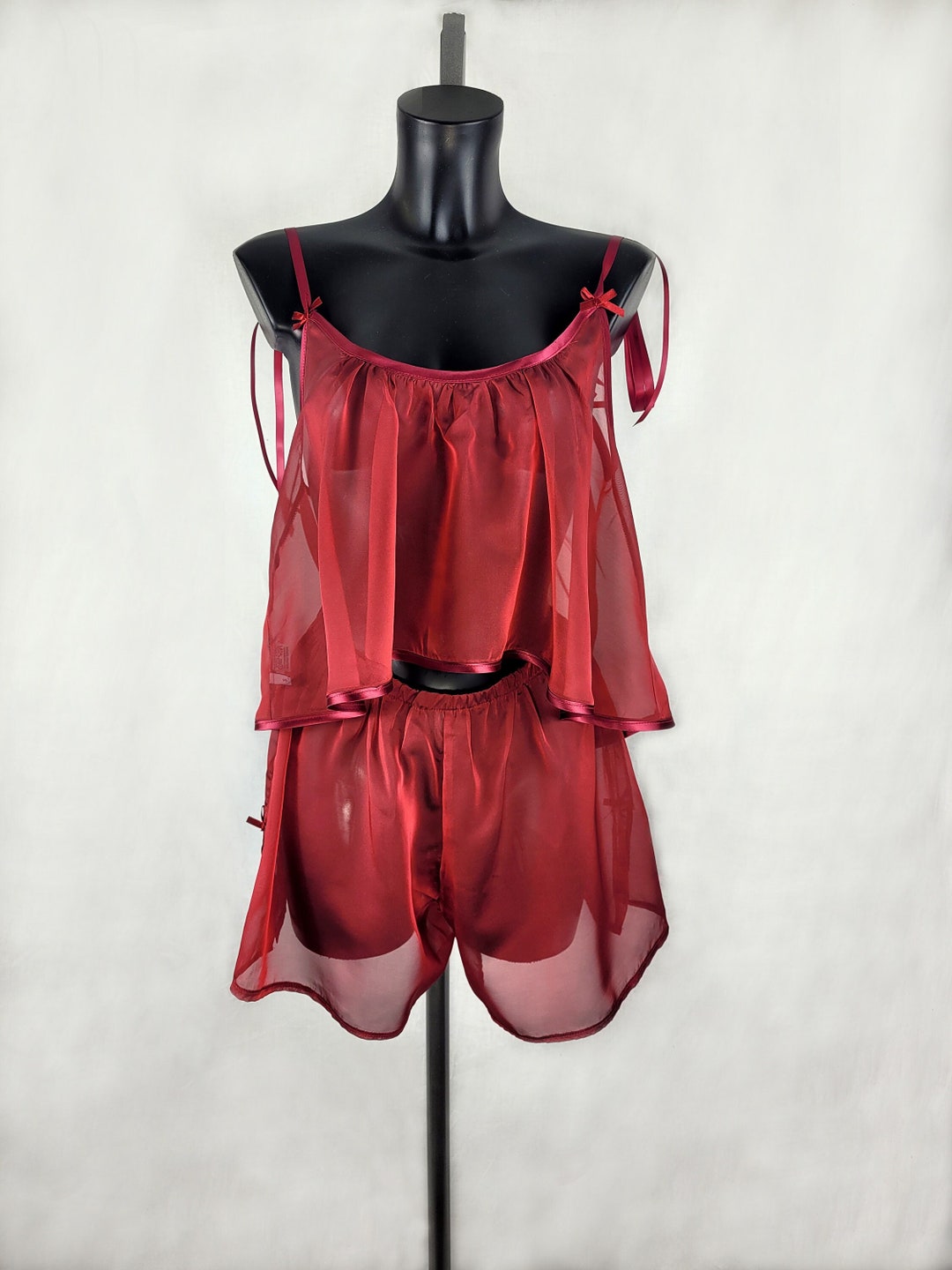 Sheer Shorty Babydoll Wild Orchid Sm