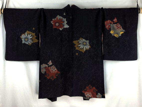 Crepe top kimono jacket