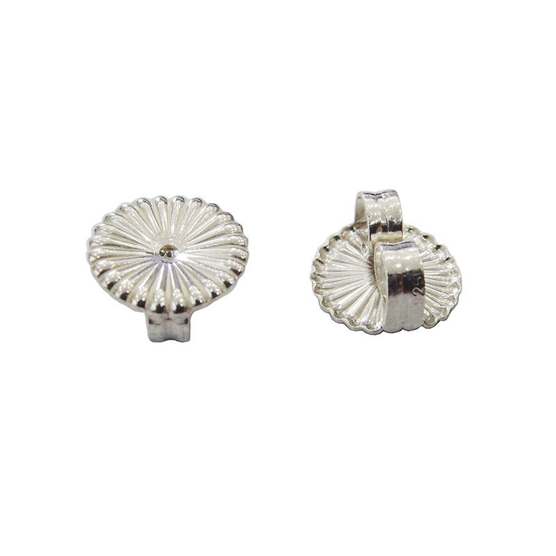 Earring Back Jumbo Sterling Silver 10mm pkg of 6 909S-09 