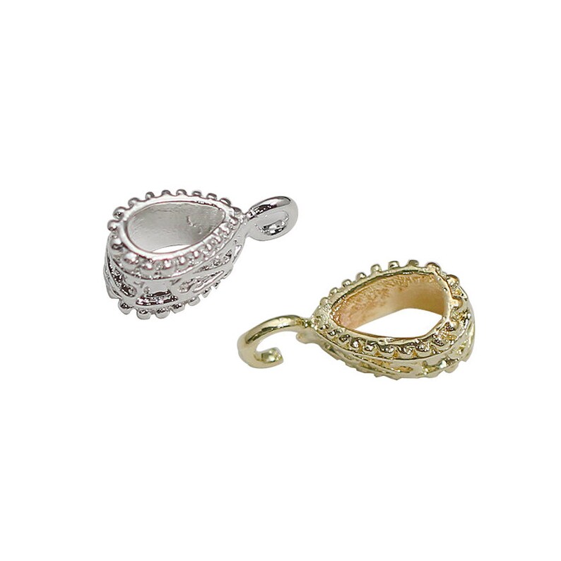 Brass Snapon Pendant Bail Necklace Connector Jewelry Bail for Etsy