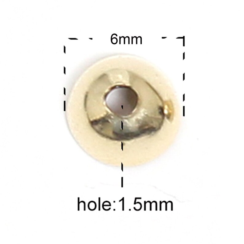 Gold Filled Bead End Caps for Jewelry Making Findings Etsy