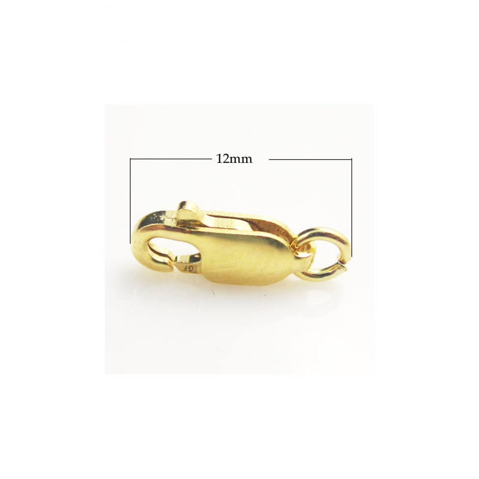 Lobster Clasp With Rings Gold Filled Oval Lobster Clasp With Etsy UK
