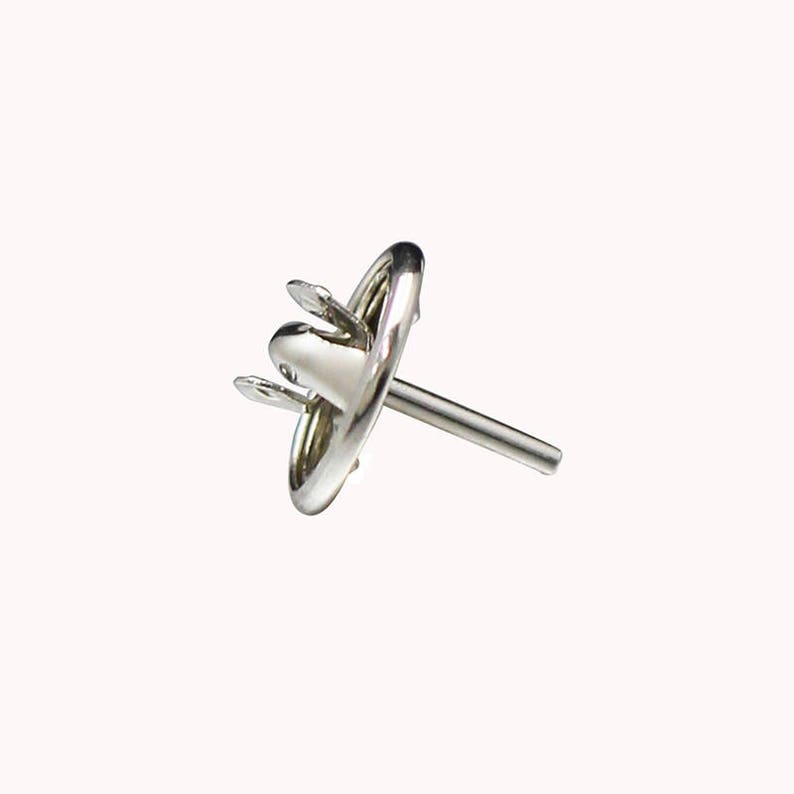 925 Sterling Silver Brooch Pin Back Handmade Badge Pendants for DIY Jewelry Making SKU34018 image 6