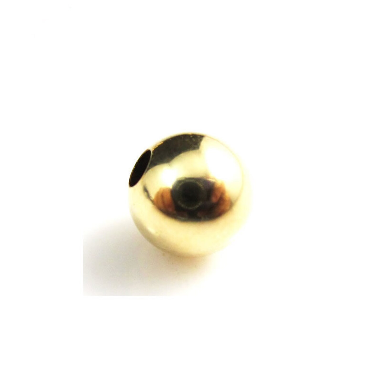 thumbnail interactive-video image 1 of Beadtifulstyle 6pcs 5mm 14K Gold Filled Seamless Round Smooth Spacer Beads 1 of 5