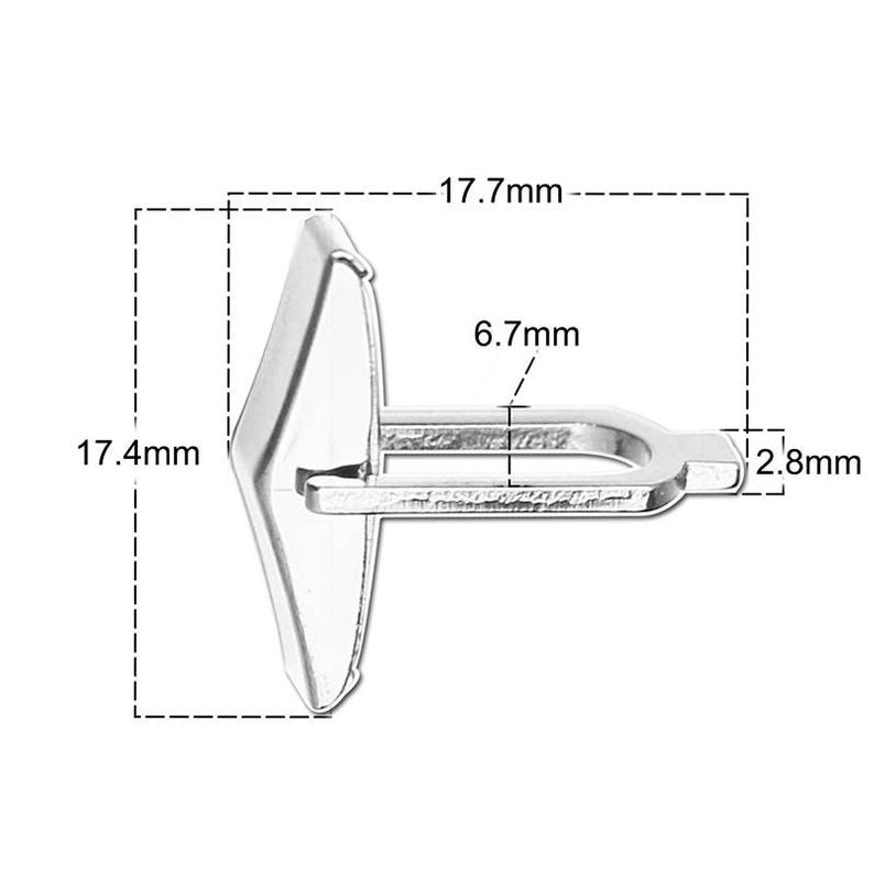 Cufflink Backs Wholesale Cufflink Parts 925 Solid Silver Etsy