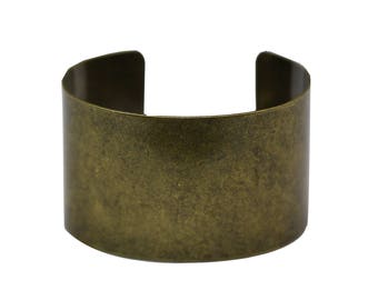 1pcs Bracelet Cuff Blank Adjustable Brass Cuff Bangle Antiqued Bronze Bangle Bracelet Cabochon Setting,ship from USA,SKU31371AB