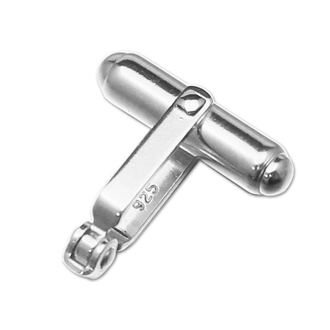 Mens cufflink Backs for Beading 925 Sterling Silver Cufflink Etsy