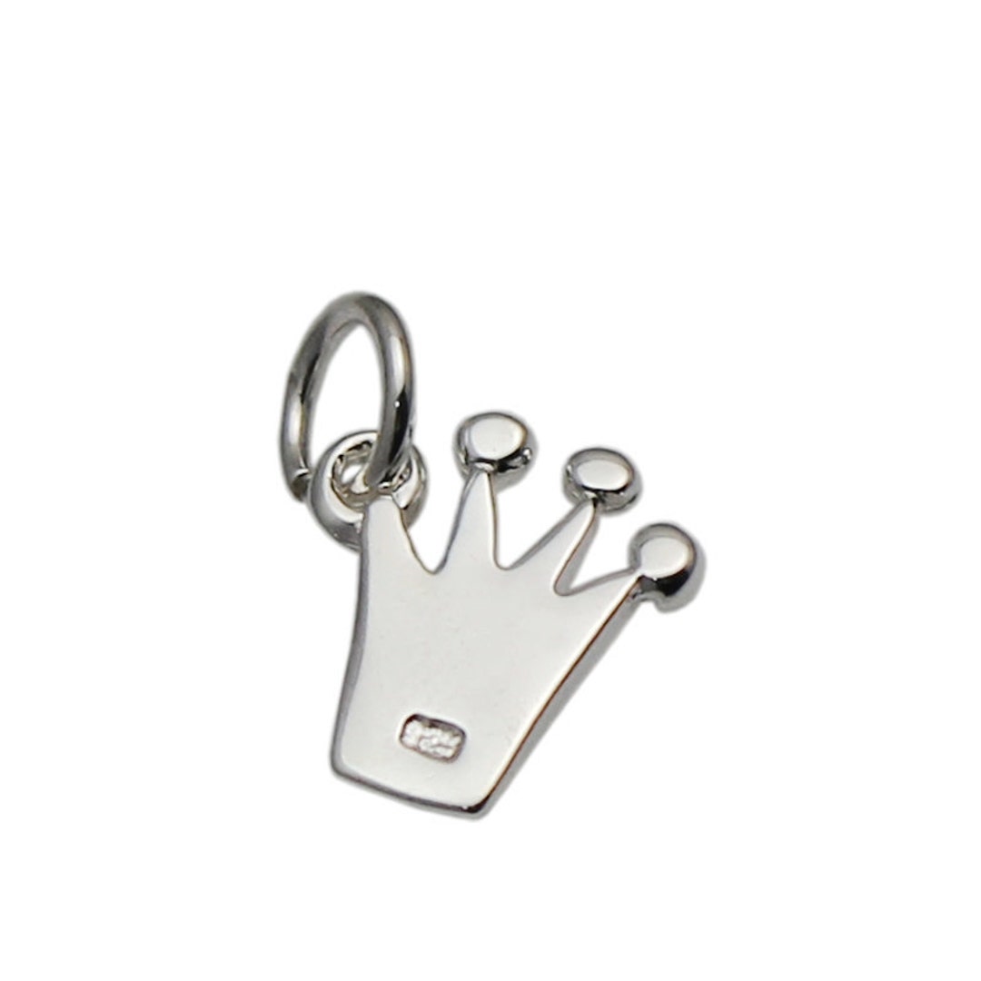 Crown Charms 925 Sterling Silver Bracelet Charms Tiny Pendant Etsy
