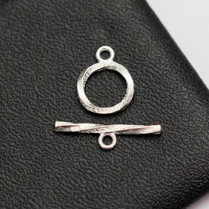 Toggle Clasps for Necklace Bracelet Connectors Sterling Silver Jewelry ...