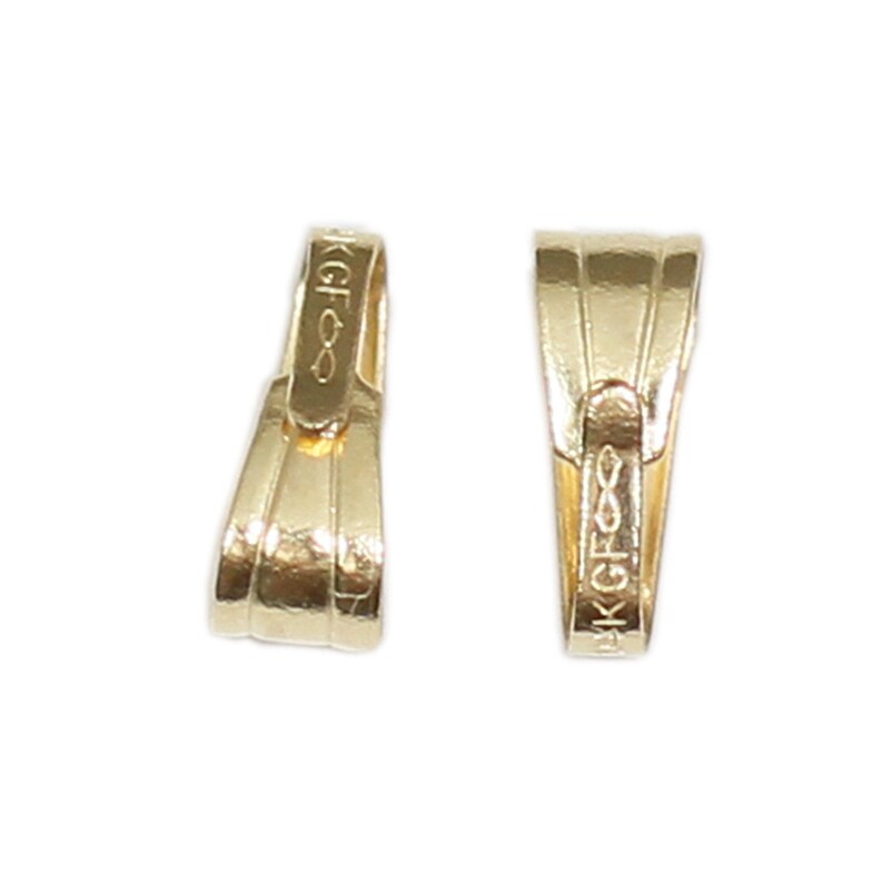 Snapon Pendant Bail Gold Filled Pinch Bail for Jewelry Etsy