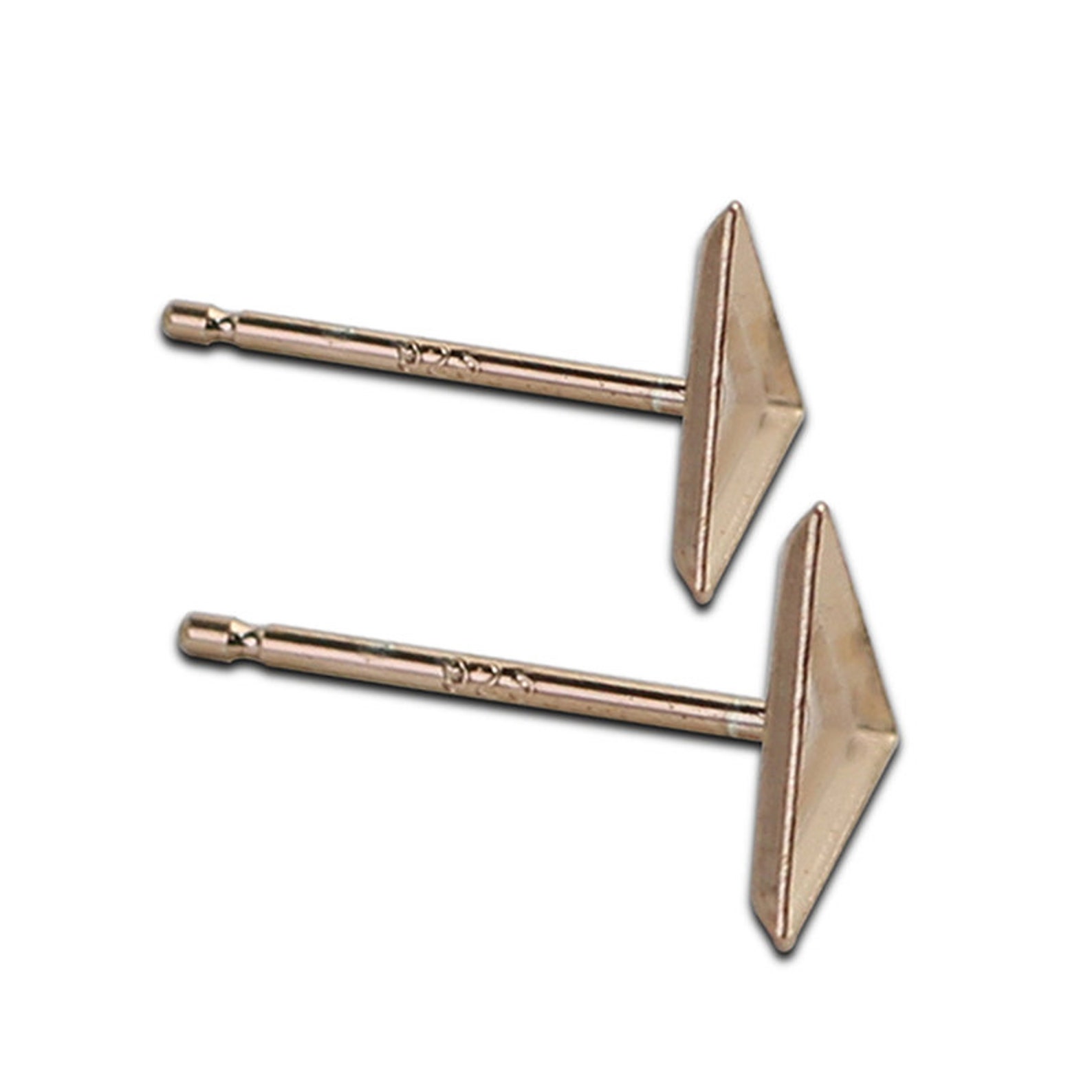 Earring Stud Blanks Sterling Silver Lsosceles Triangle Blank Etsy