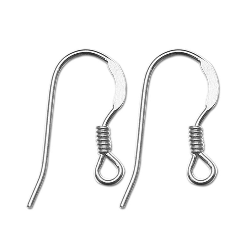 Silver Earring Hooks 925 Sterling Silver Earring Hook Ear | Etsy